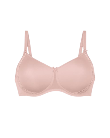 Rosa Faia 5618 Lace Rosewood Molded Wire Free Bra Myselflingerie.com